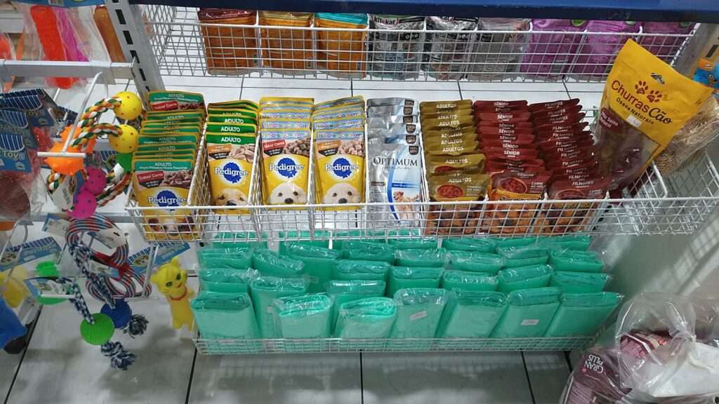 Pet shop paraiso de animais kit higiene